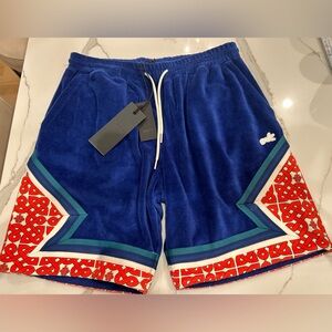 Akoo Evolution Guard Shorts Soft Terry Sweatshirts M Elastic Waist ‎ 8.5” Inseam